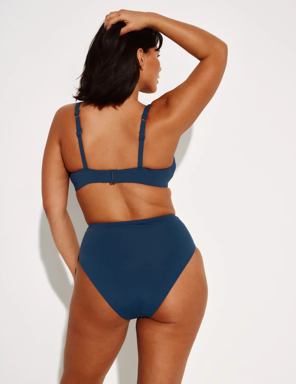 Ruched Deep V Bikini Top - Last Call