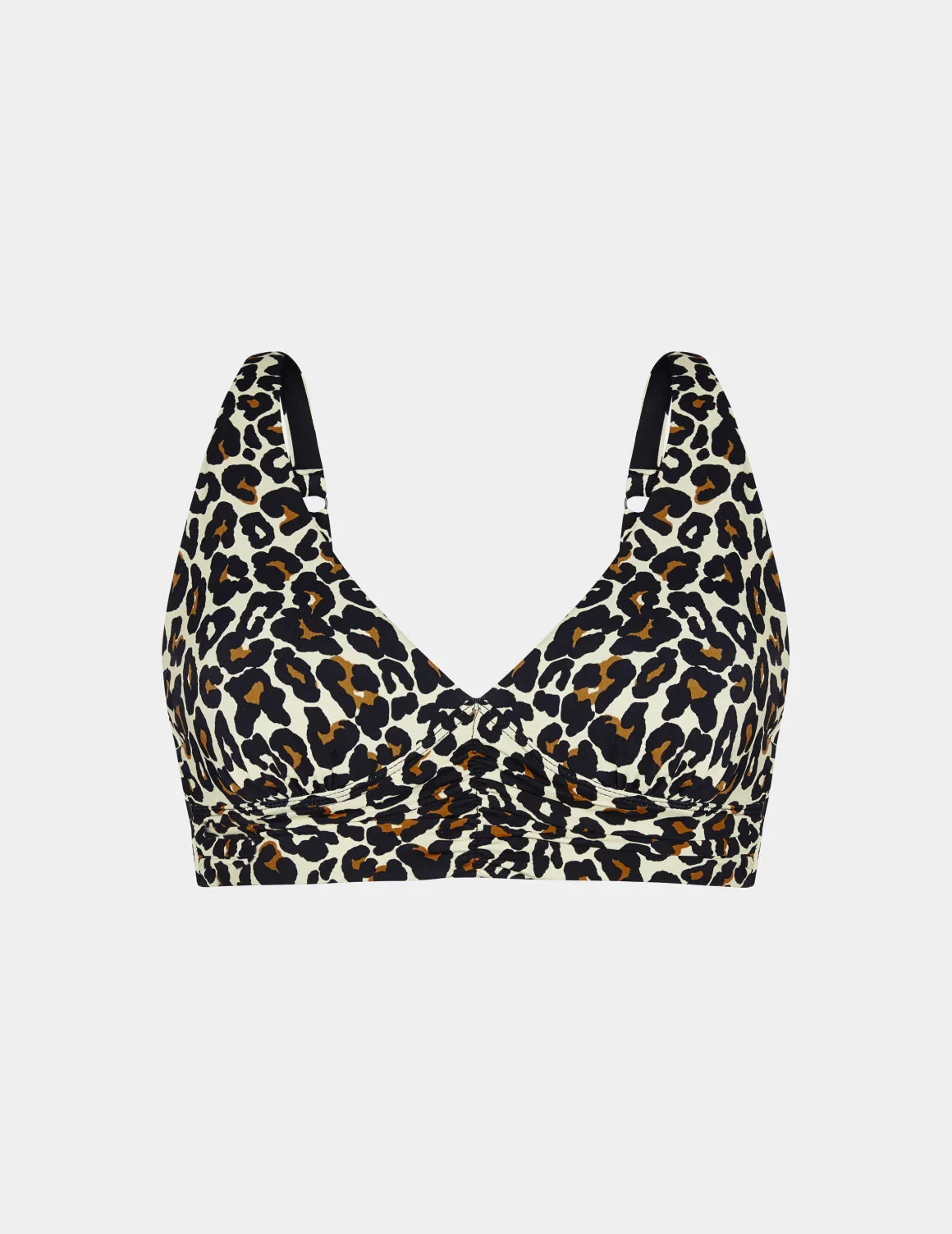 Ruched Deep V Bikini Top - Last Call