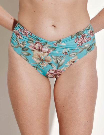 Sculpt Ruched Bikini Swim Bottom