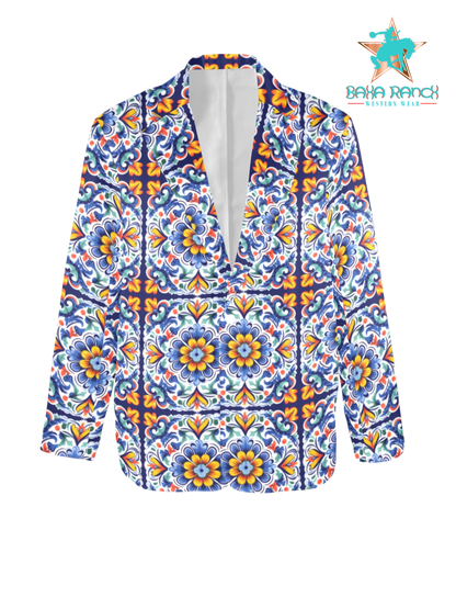 Baha Ranch Blues Talavera Women's Blazer