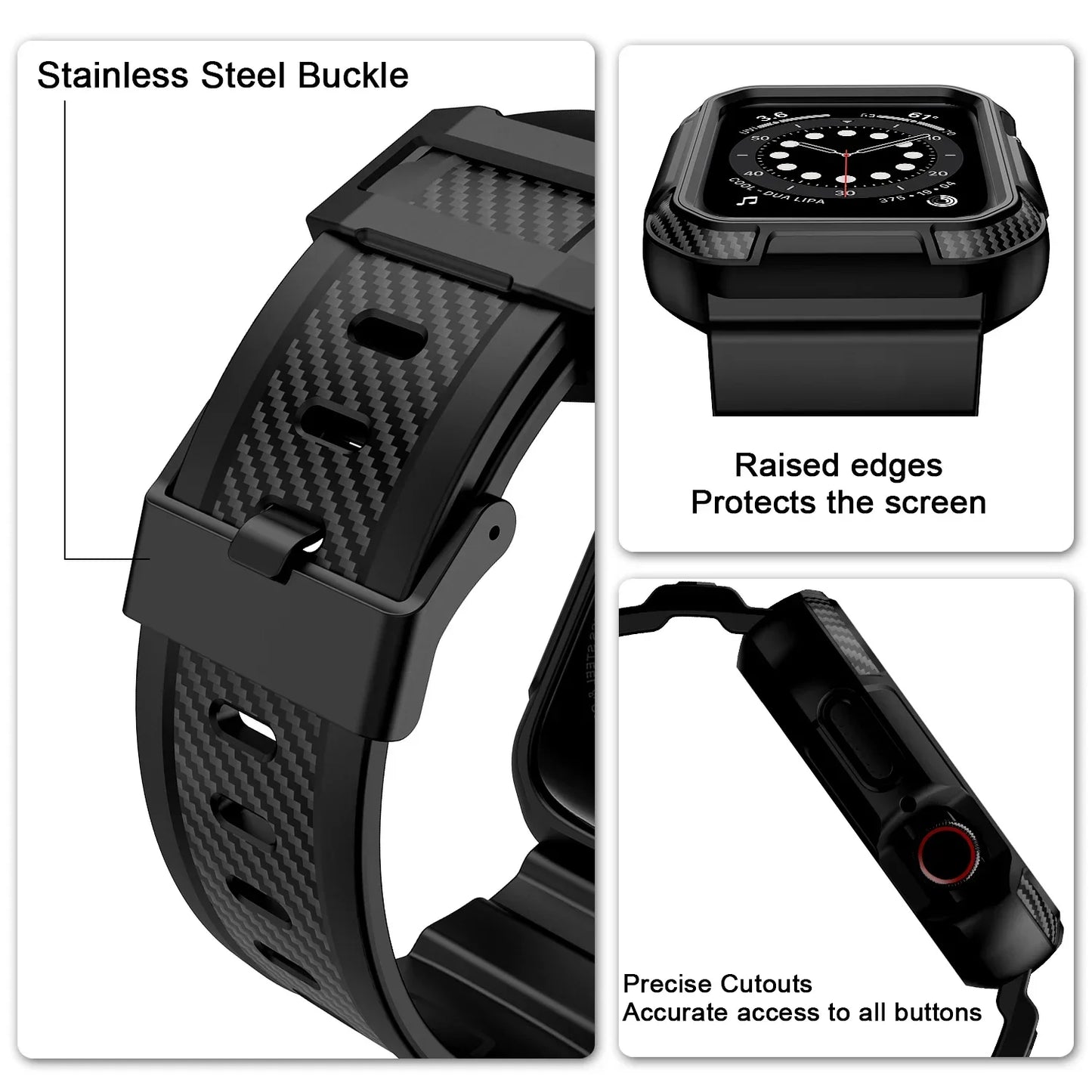 Apple Watch TPU Strap - Rugged, Protective, Durable Design