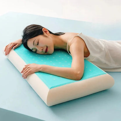 Gel Memory Foam Pillow – Cooling Orthopedic Neck Support