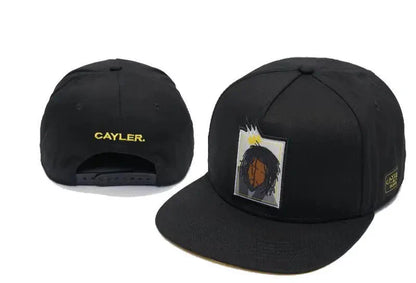 Classic Snapback Hat – Flat Bill Adjustable Baseball Cap