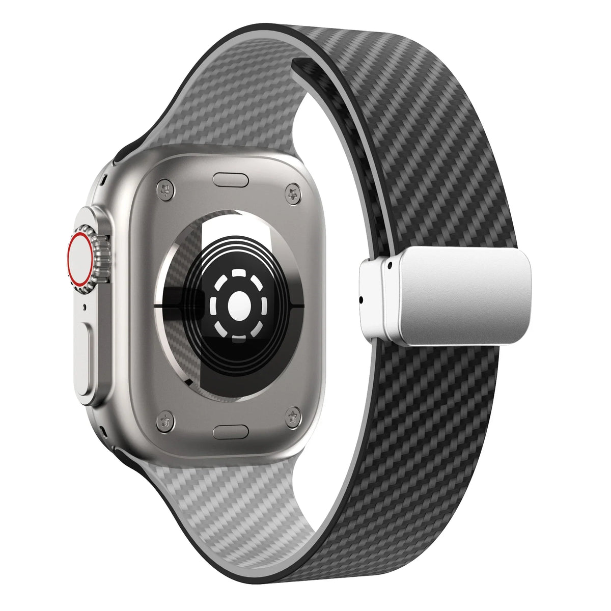 Apple Watch Silicone Strap - Magnetic Buckle, Durable Design