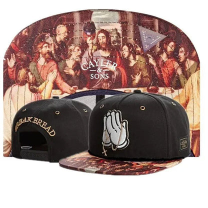 Classic Snapback Hat – Flat Bill Adjustable Baseball Cap