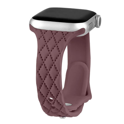 Apple Watch Silicone Strap - Slim Engraved Comfort Fit