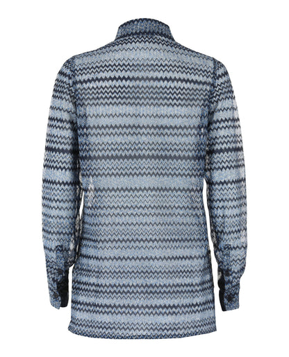 Missoni Signature Zig Zag Patterned Shirt