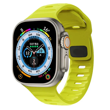 Apple Watch Silicone Strap - Waterproof, Sporty, Flexible