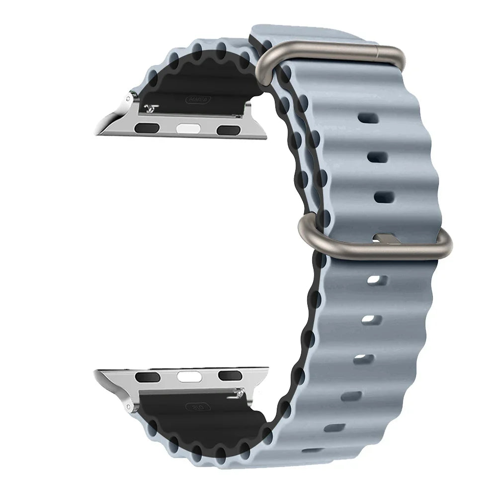 Apple Watch Silicone Strap - Soft Waterproof and Breathable