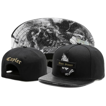 Classic Snapback Hat – Flat Bill Adjustable Baseball Cap
