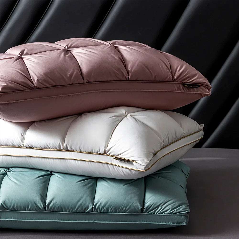 3D Bread Ergonomic Goose Down Pillow