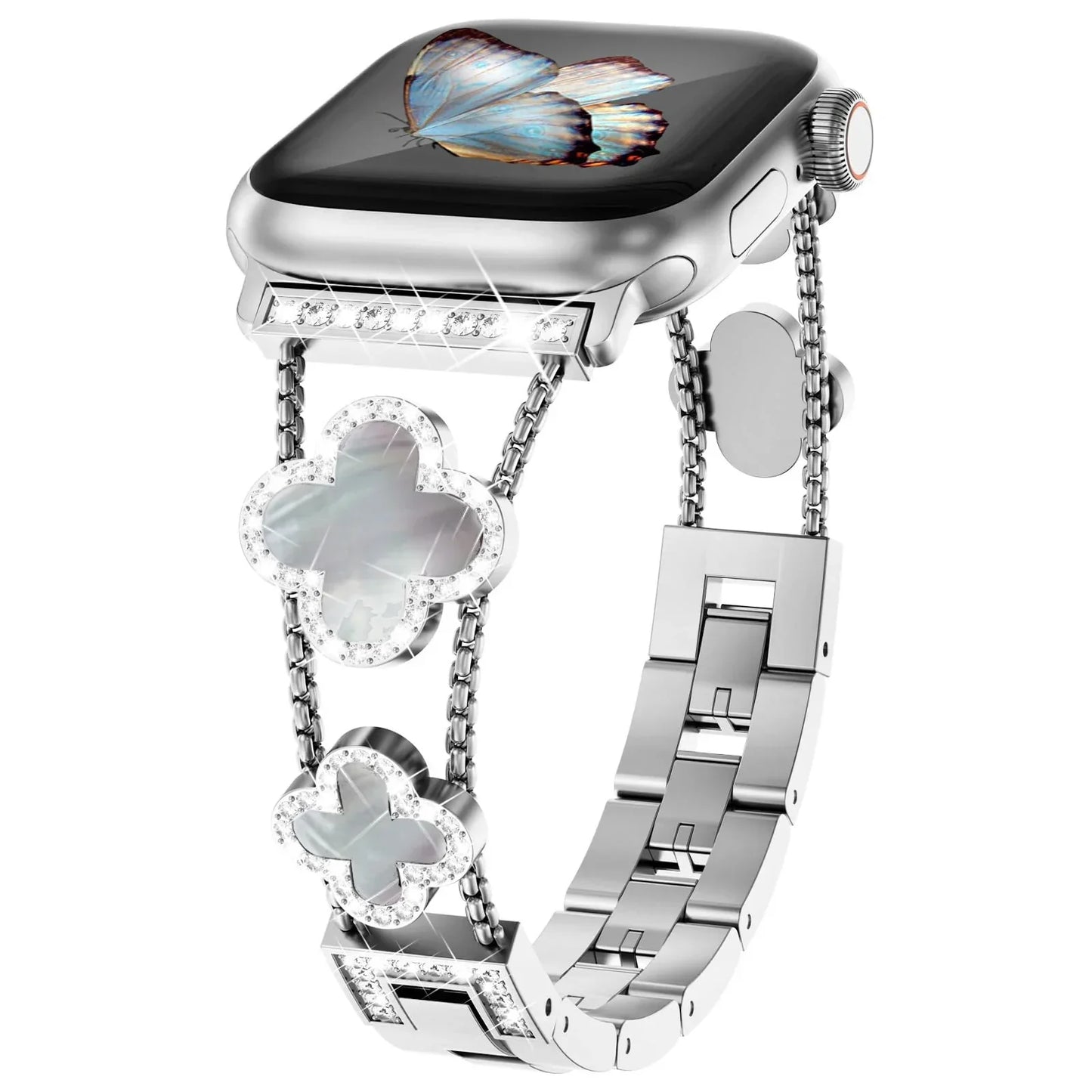 Apple Watch Diamond Metal Band - Elegant Stainless Steel Strap