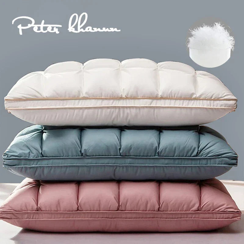 3D Bread Ergonomic Goose Down Pillow