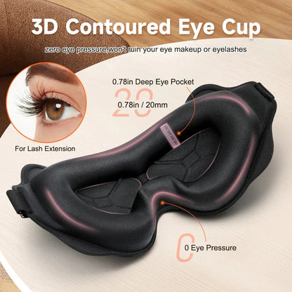 3D Contoured Sleep Mask
