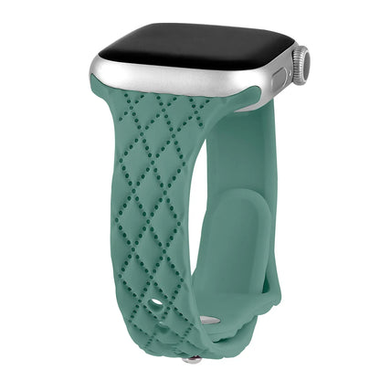 Apple Watch Silicone Strap - Slim Engraved Comfort Fit
