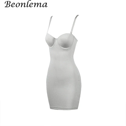 Short Bodycon Dress Backless Skinny Straps Solid Casual  Sleeveless Summer High Waist Club Slim Mini Dresses Ladies Basic