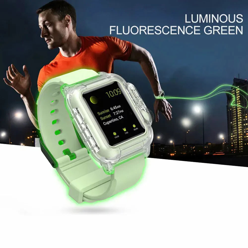 Apple Watch Silicone Strap - Waterproof Luminous Design