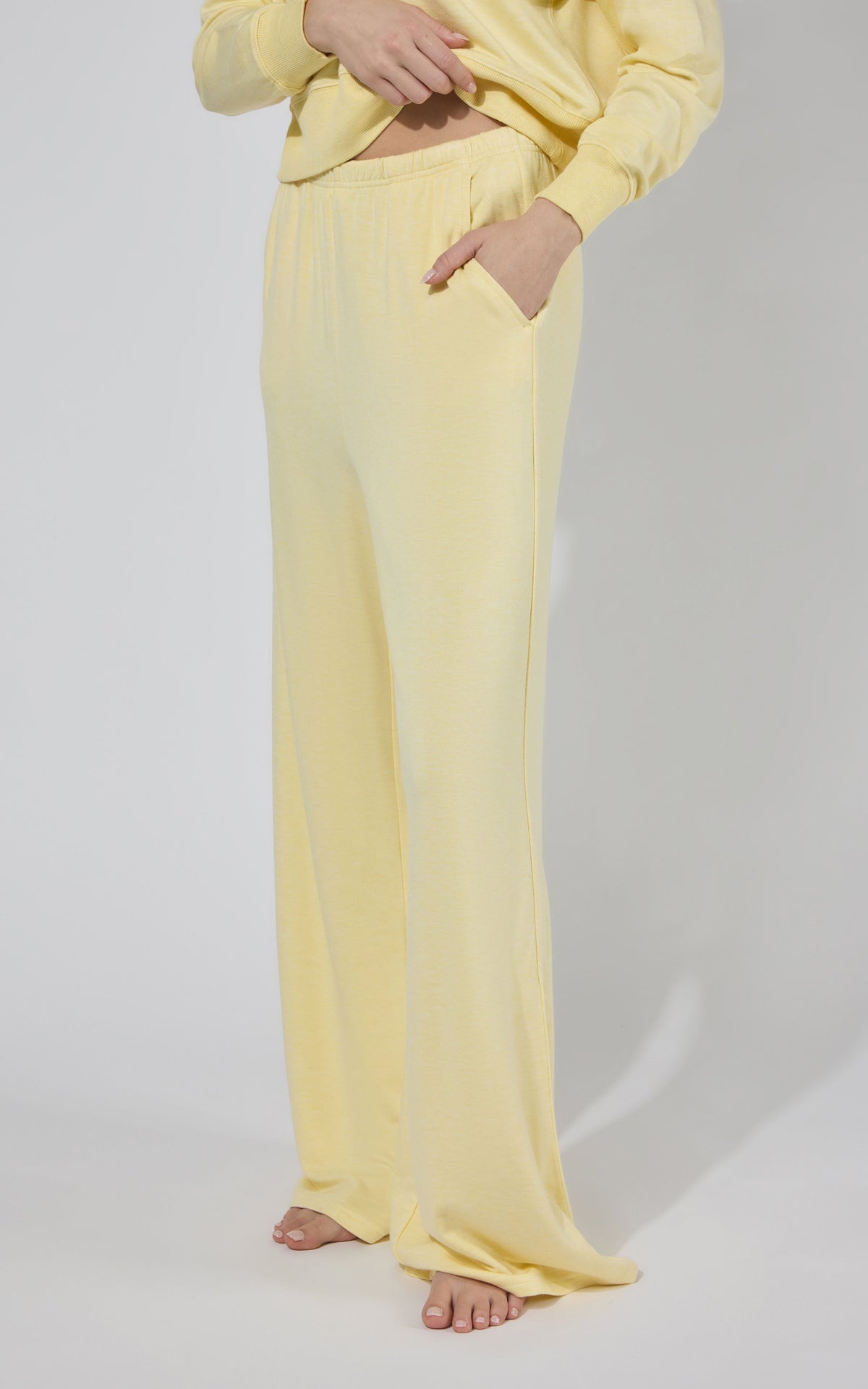 90 Degree by Reflex Modal Terry Relaxed Wide Pant