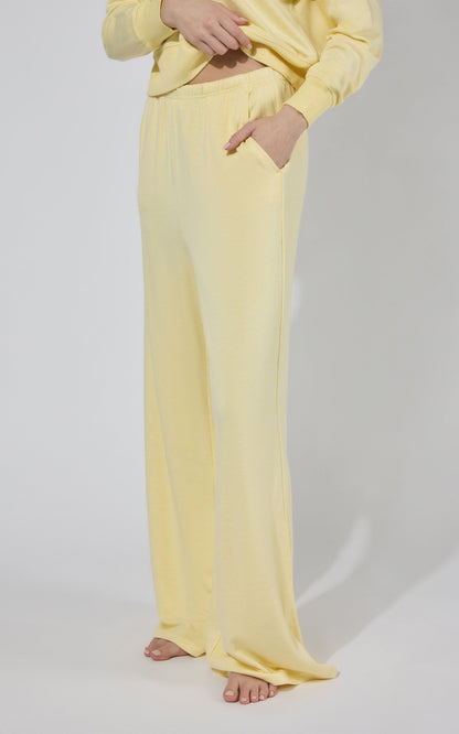 90 Degree by Reflex Modal Terry Relaxed Wide Pant