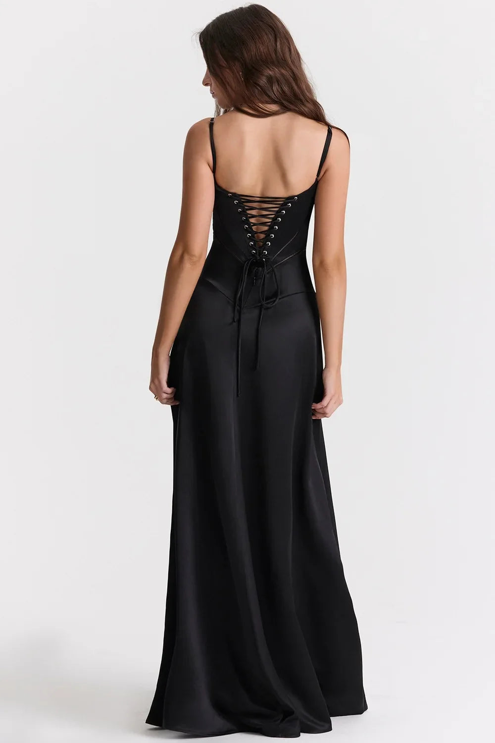 Women's new sexy slip dress slim backless dress long evening dress for women