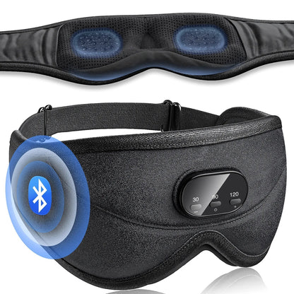 3D Bluetooth Sleeping Mask with Built-In Headphones & Blackout Design