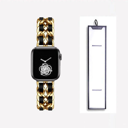 Apple Watch Stainless Steel Strap - Luxury Chain Design
