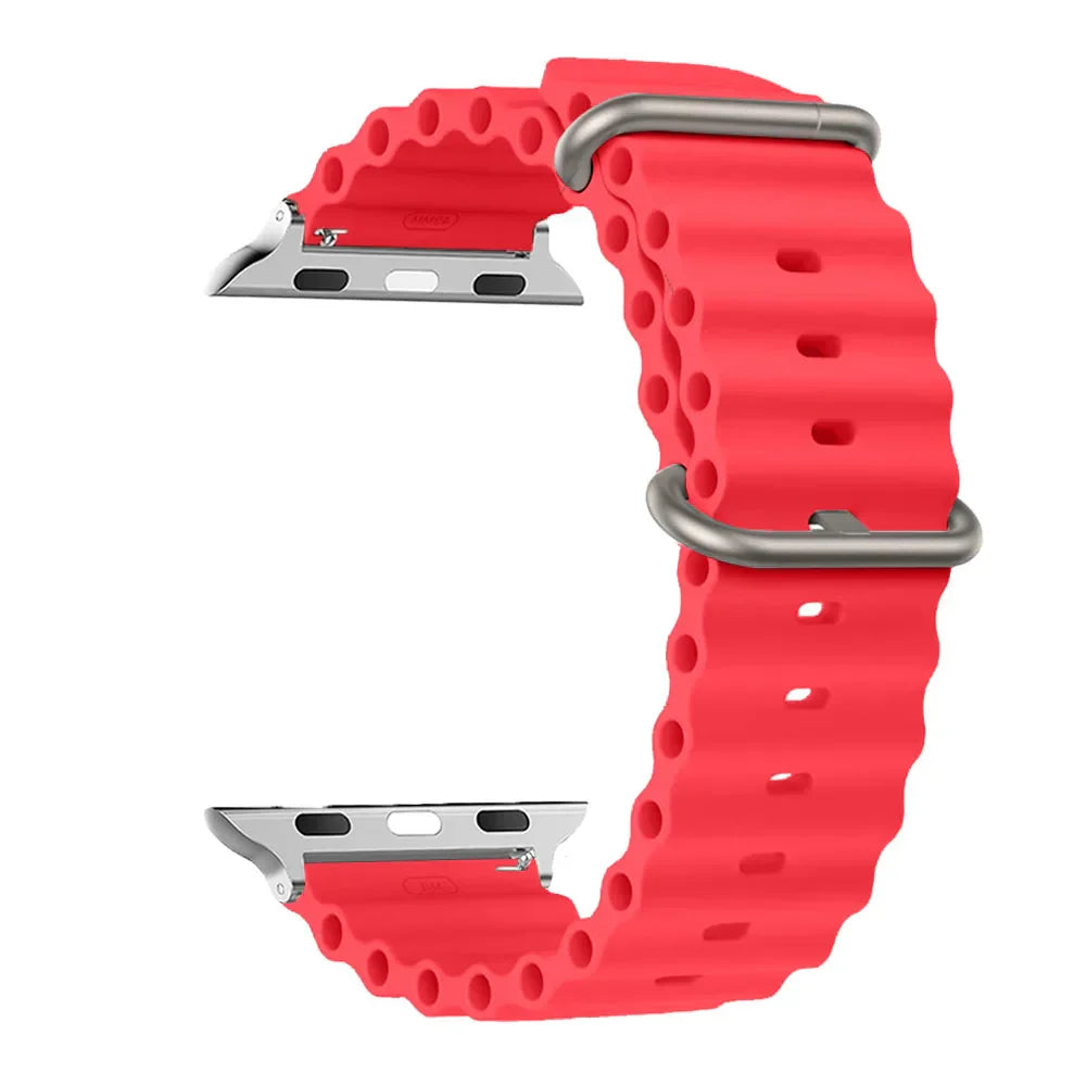 Apple Watch Silicone Strap - Soft Waterproof and Breathable