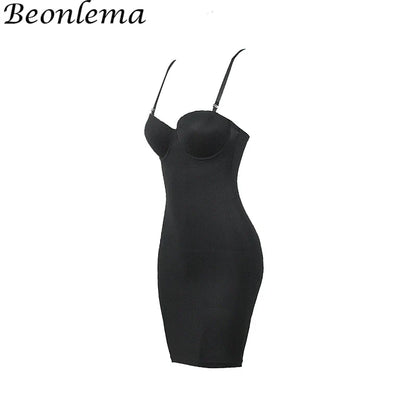 Short Bodycon Dress Backless Skinny Straps Solid Casual  Sleeveless Summer High Waist Club Slim Mini Dresses Ladies Basic