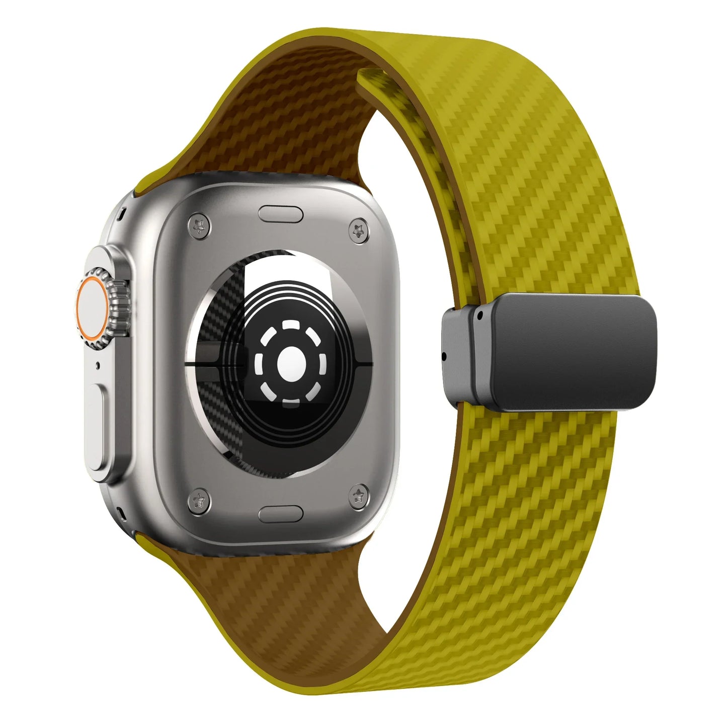 Apple Watch Silicone Strap - Magnetic Buckle, Durable Design