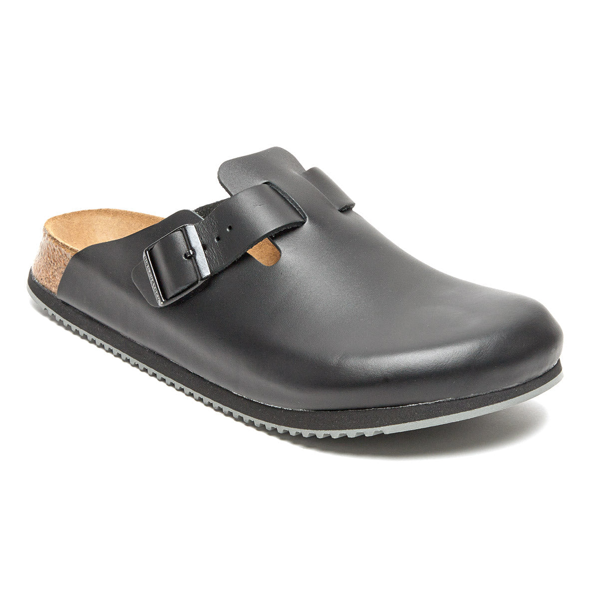 Birkenstock Boston Super Grip Leather Clogs