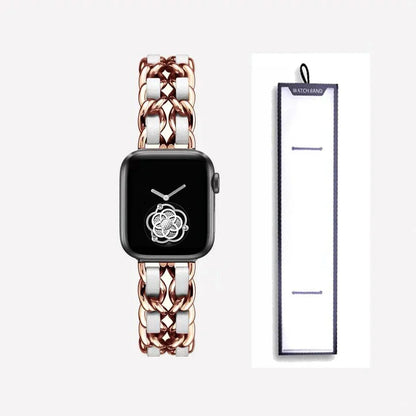 Apple Watch Stainless Steel Strap - Luxury Chain Design