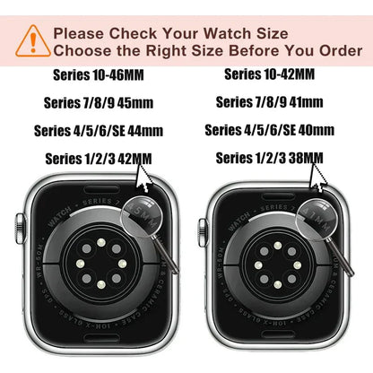 Apple Watch Genuine Leather Band - Classic Durable Strap