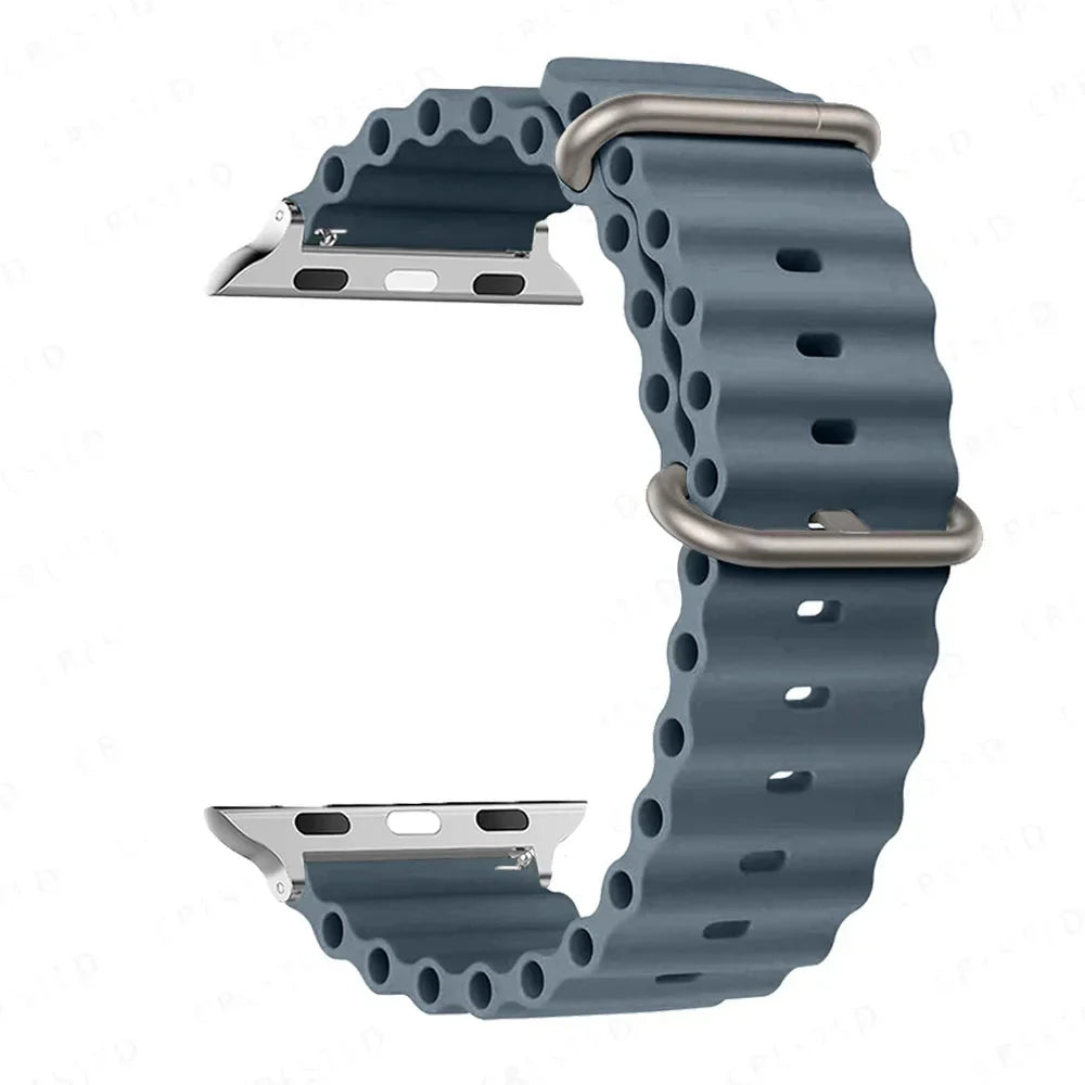 Apple Watch Silicone Strap - Soft Waterproof and Breathable