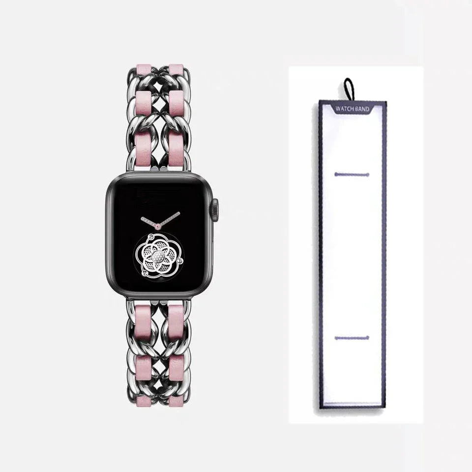 Apple Watch Stainless Steel Strap - Luxury Chain Design