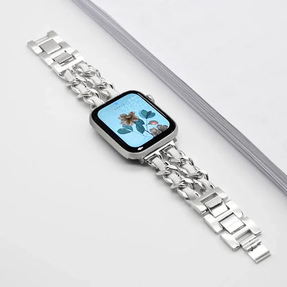Apple Watch Stainless Steel Strap - Luxury Chain Design
