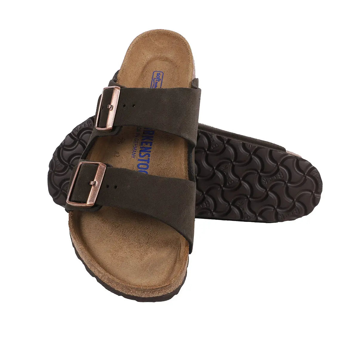 Birkenstock Arizona Soft Footbed Suede Leather Sandals