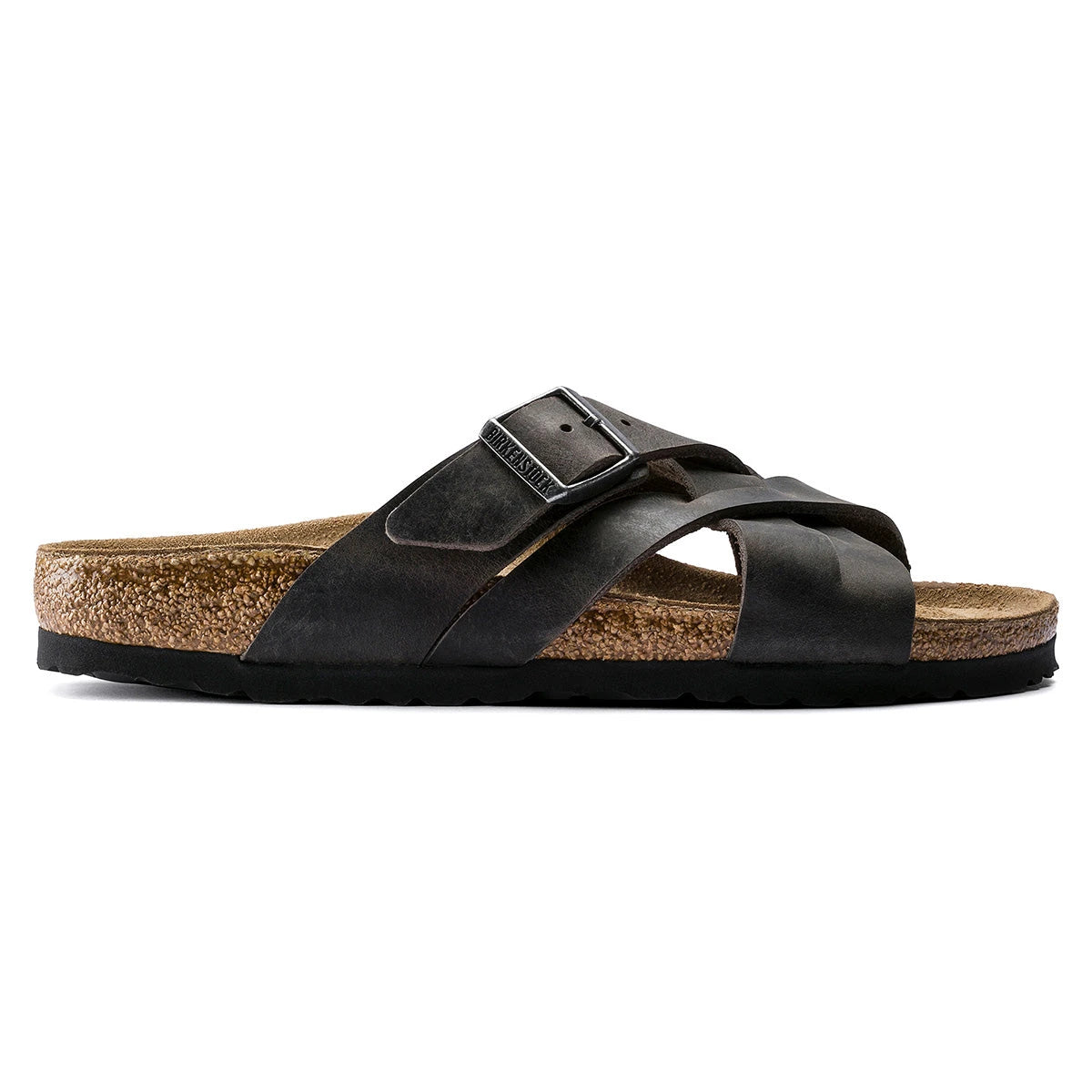 Birkenstock Men's Lugano Oiled Leather Sandals