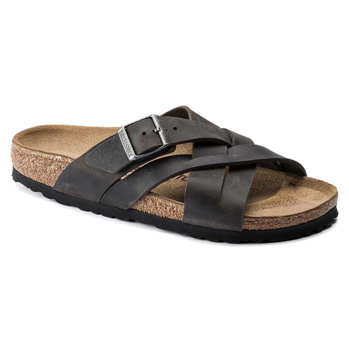 Birkenstock Men's Lugano Oiled Leather Sandals