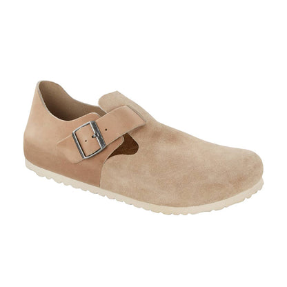 Birkenstock London Leather Sandcastle Clogs