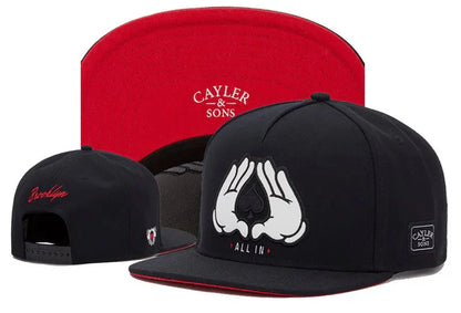 Classic Snapback Hat – Flat Bill Adjustable Baseball Cap