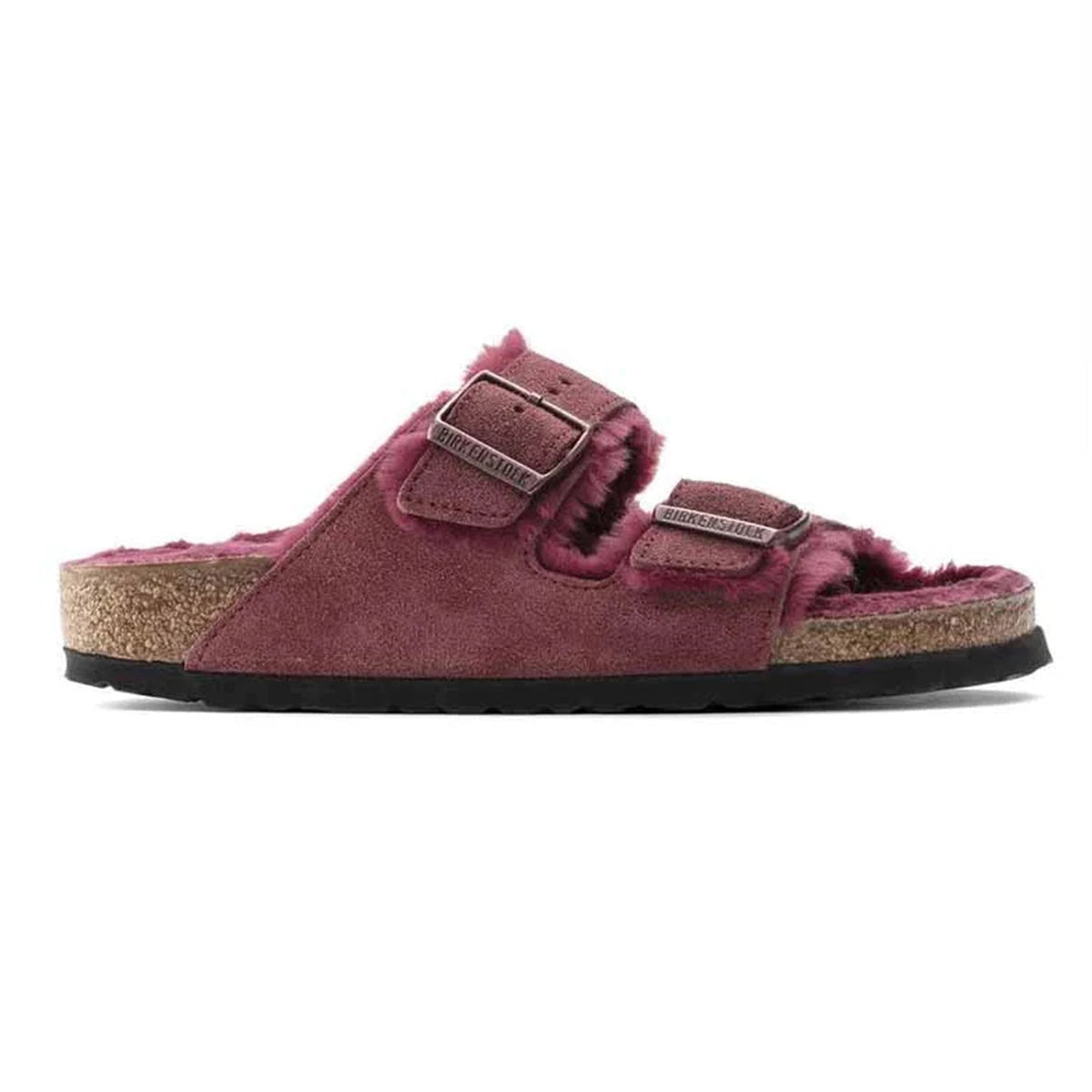Birkenstock Women's Arizona Shearling Suede/Shearling Sandals