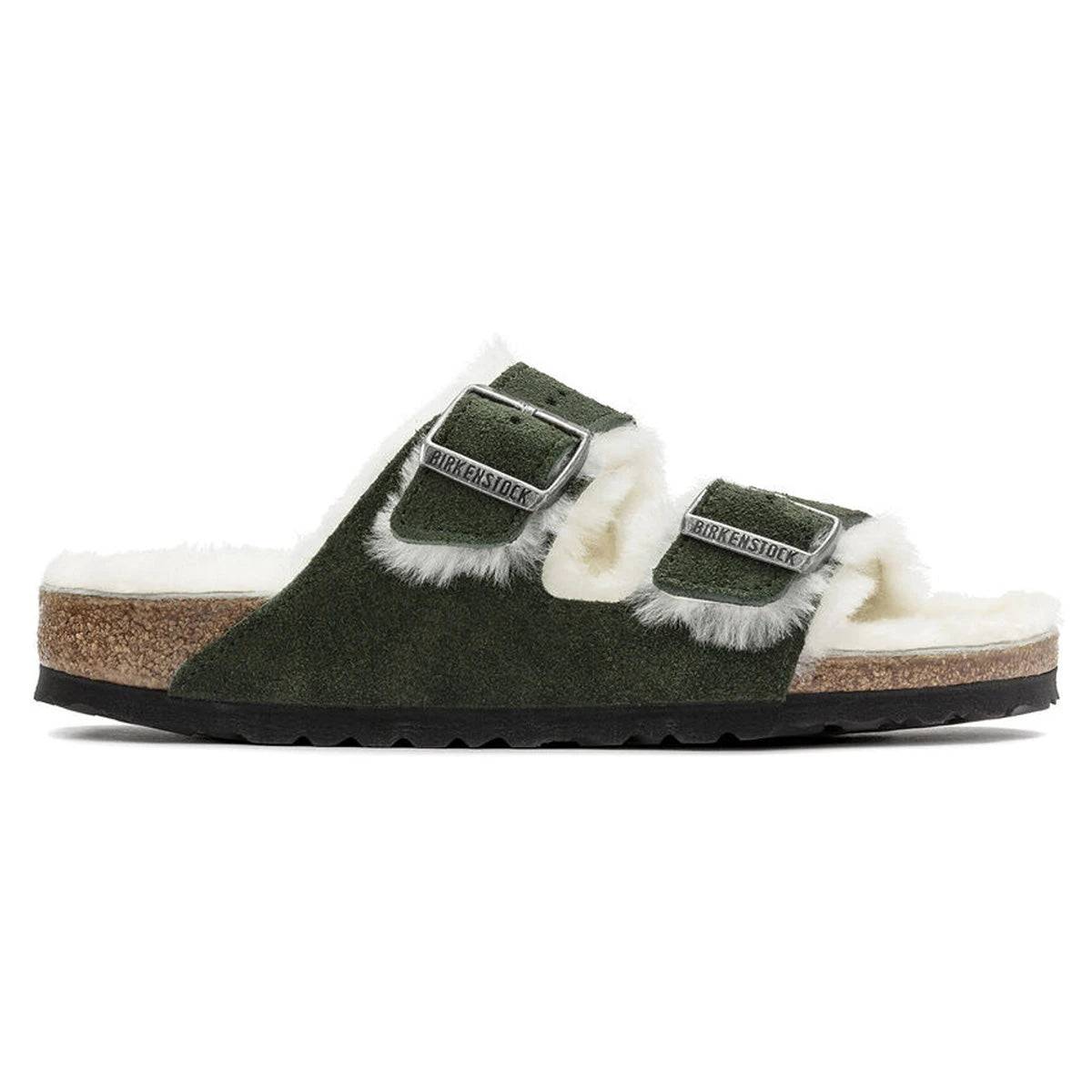 Birkenstock Women's Arizona Shearling Suede/Shearling Sandals