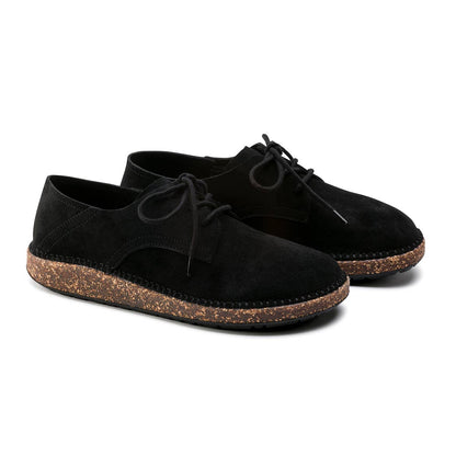 Birkenstock Gary Suede Leather Black Shoes