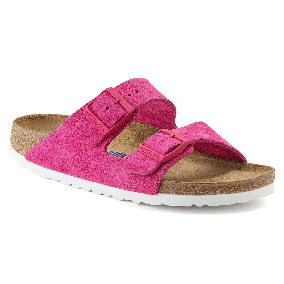 Birkenstock Arizona Soft Footbed Leather Suede Sandals