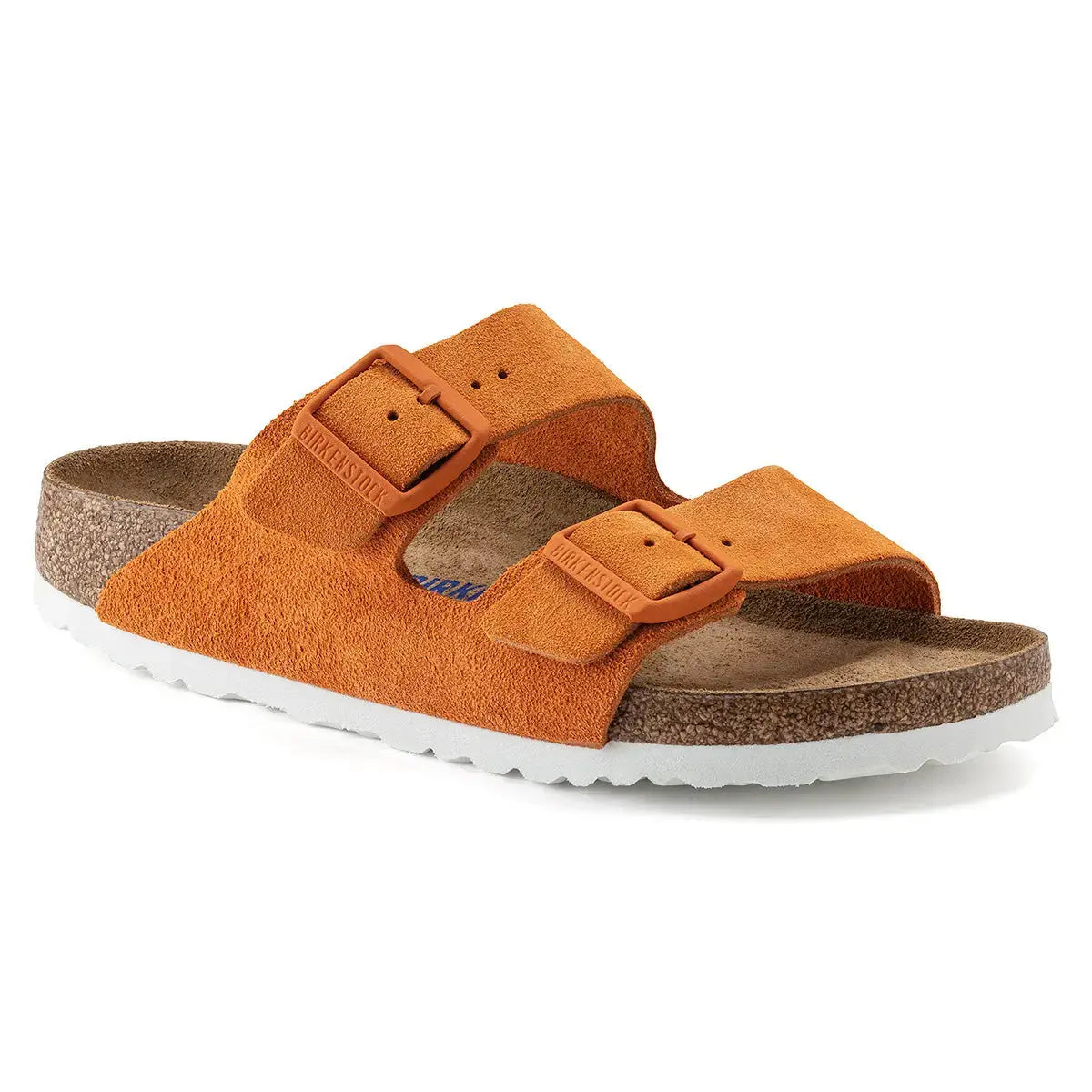 Birkenstock Arizona Soft Footbed Leather Suede Sandals