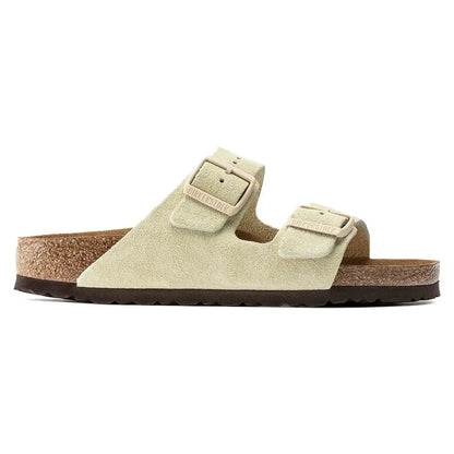 Birkenstock Arizona Soft Footbed Leather Suede Sandals