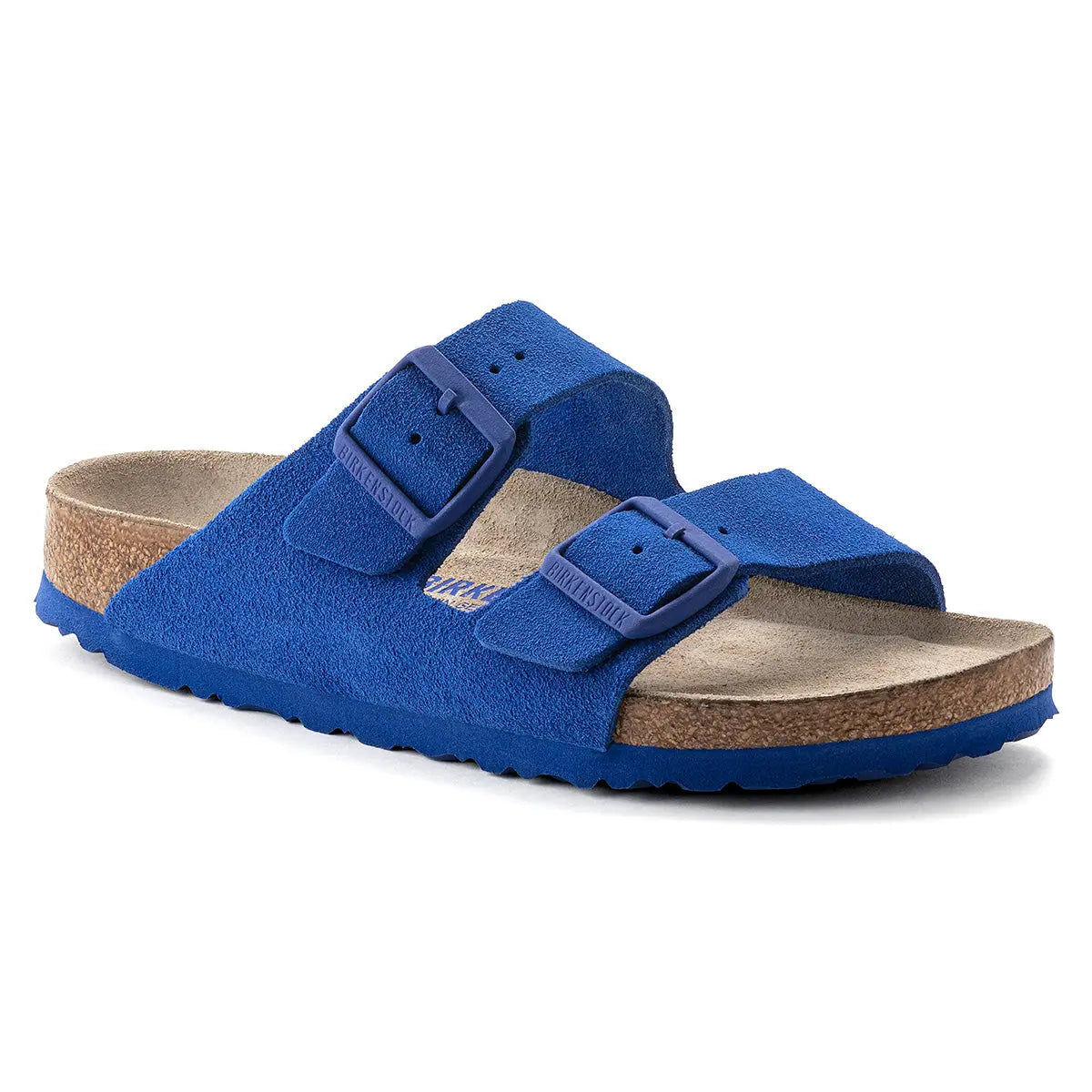 Birkenstock Arizona Soft Footbed Leather Suede Sandals