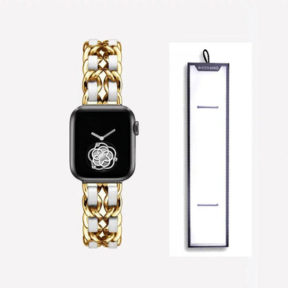 Apple Watch Stainless Steel Strap - Luxury Chain Design