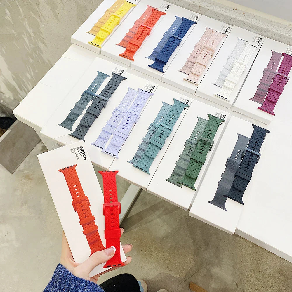 Apple Watch Silicone Strap - Soft Comfortable Rubber Band
