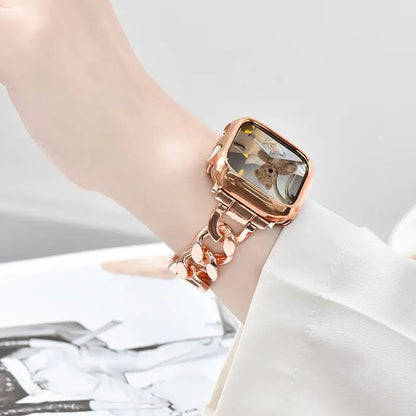 Apple Watch Metal Chain Strap - Premium Stylish Design